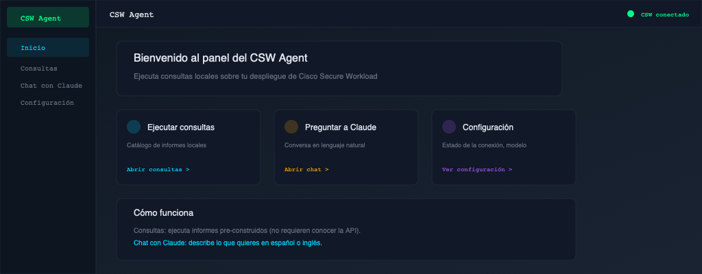 CSW OpenAPI Agent screenshot