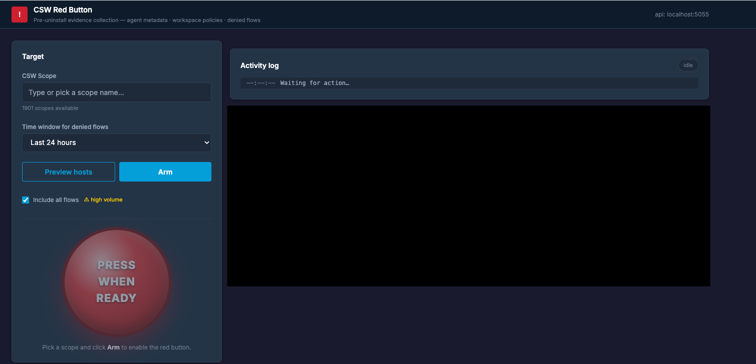 CSW Red Button screenshot